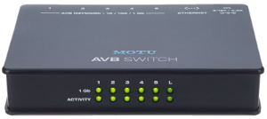 MOTU AVB Switch (front)